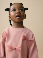 Pink Bow Sweatshirt And Flare Set (3mths-7yrs) - Image 4 of 9