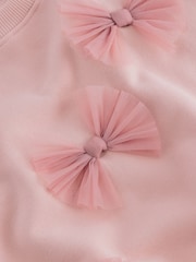 Pink Bow Sweatshirt And Flare Set (3mths-7yrs) - Image 9 of 9