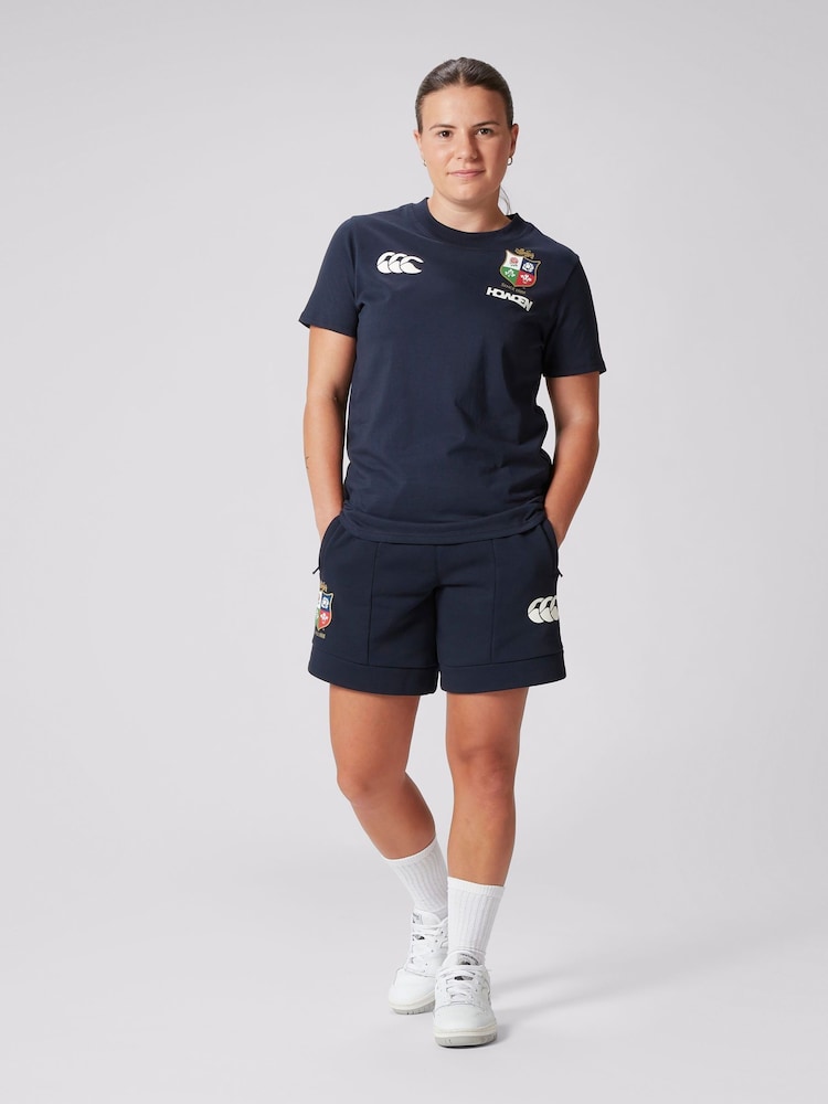 Canterbury Blue British & Irish Lions Rugby Cotton Jersey T-Shirt - Image 4 of 9