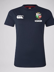 Canterbury Blue British & Irish Lions Rugby Cotton Jersey T-Shirt - Image 5 of 9
