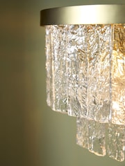 Laura Ashley Brass Durnsford 4 Light Chandelier - Image 3 of 6