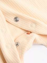 Brown/Khaki Baby Footless Sleepsuits 3 Pack (0mths-3yrs) - Image 11 of 12