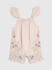 River Island Floral Cross Stitch Romper - Imagen 1 de 4