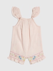 River Island Floral Cross Stitch Romper - Imagen 2 de 4
