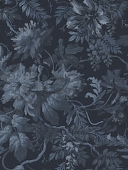 Graham & Brown Blue Enzia Wallpaper - Image 2 of 3