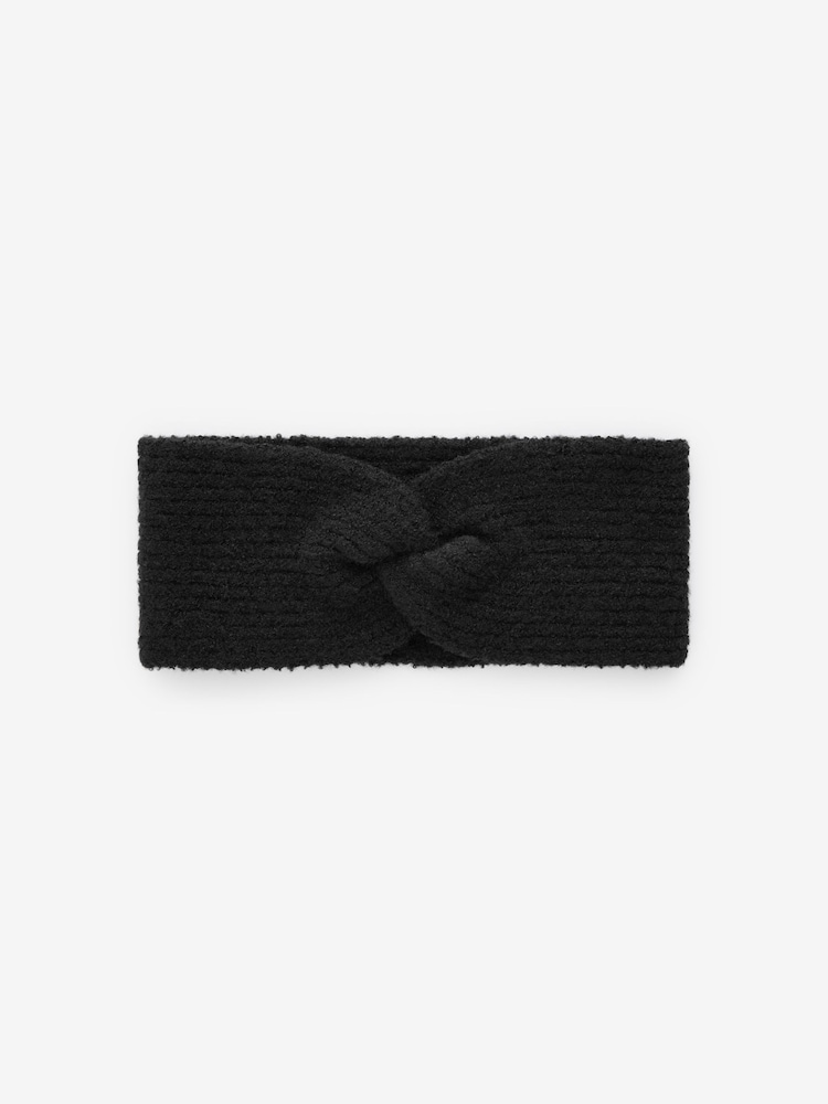 Black Knitted Headband - Image 1 of 3
