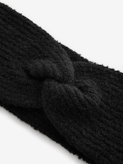 Black Knitted Headband - Image 2 of 3