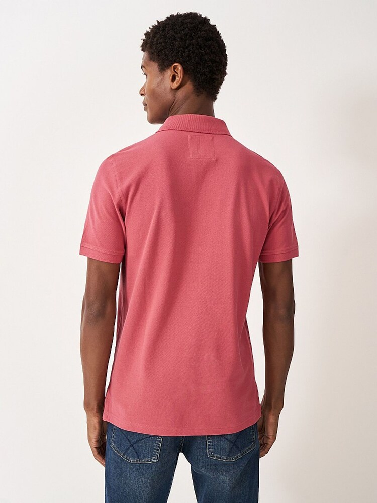 Crew Clothing Pich Pink Plain 100% Cotton Classic Polo Shirt - Image 2 of 4
