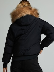Zavetti Canada Black Olivia Bomber Jacket - Image 2 of 7