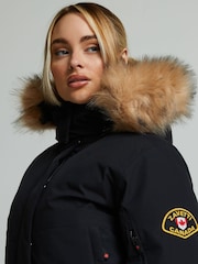 Zavetti Canada Black Olivia Bomber Jacket - Image 4 of 7