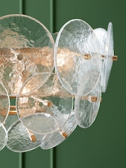 Brushed Chrome Alderley 6 Light Chandelier Light Fitting - Image 3 of 5