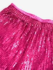 Pink Wide Leg Sequin Trousers (3-16yrs) - Image 6 of 7