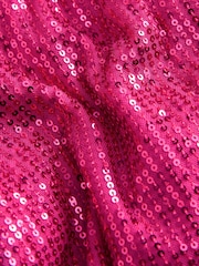 Pink Wide Leg Sequin Trousers (3-16yrs) - Image 7 of 7