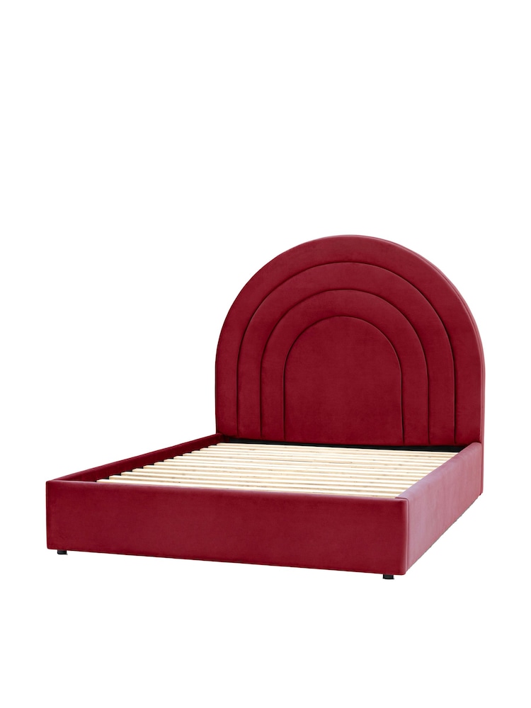 Gallery Home Hawes Upholstered Velvet Bed - Image 2 of 2
