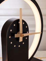 Black Light Up Mantel Clock - Image 3 of 4