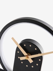 Black Light Up Mantel Clock - Image 4 of 4