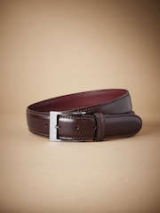 Burgundy Red Signature Formal Belt - Image 2 of 5