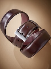 Burgundy Red Signature Formal Belt - Image 3 of 5