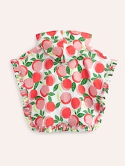 Boden Orange 100% Cotton Peach Towelling Poncho Hoodie - Image 2 of 3