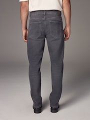 V barvi oglja - Raven kroj - Vintage Wash denim kavbojke - Slika 3 iz 11