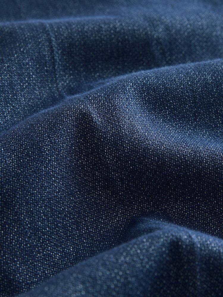 Blue EDIT Denim Look Joggers Trousers - Image 9 of 9