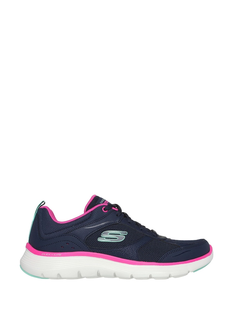 Skechers Blue Flex Appeal 5.0 Fresh Touch Trainers - Image 1 of 3