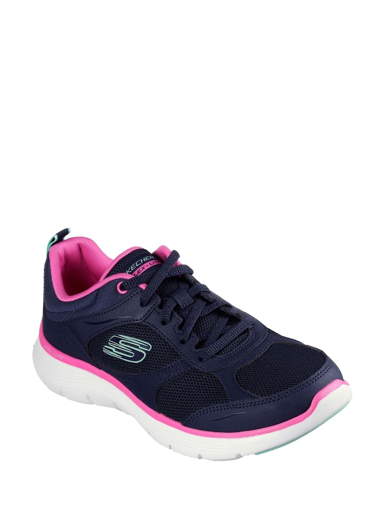 Skechers Blue Flex Appeal 5.0 Fresh Touch Trainers - Image 2 of 3