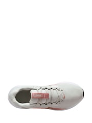 Nike Grey/Pink/White Downshifter 13 Road Running Trainers - Image 3 of 5