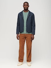 Superdry Blue Merchant Harrington Jacket - Image 2 of 6
