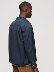 Superdry Blue Merchant Harrington Jacket - Image 3 of 6