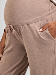 JoJo Maman Bébé Mocha Brown Maternity and Nursing Pyjamas Set - Image 5 of 6