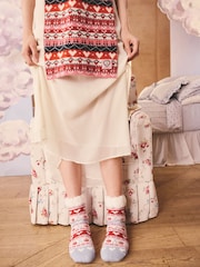 Pack de 2 pares de calcetines con estampado de grecas alpinas de Cath Kidston - Imagen 1 de 7