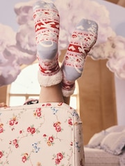 Pack de 2 pares de calcetines con estampado de grecas alpinas de Cath Kidston - Imagen 2 de 7