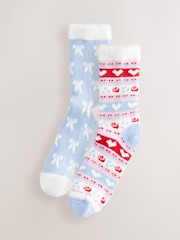 Pack de 2 pares de calcetines con estampado de grecas alpinas de Cath Kidston - Imagen 3 de 7