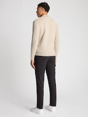 Remus Uomo Natural Merino Wool Blend Quarter Zip Jumper - Image 2 of 6