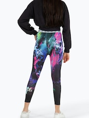 Hype Girls Multi Dark Smudge Black Leggings - Image 4 of 5