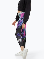 Hype Girls Multi Dark Smudge Black Leggings - Image 5 of 5