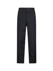 Mountain Warehouse Black Mens Downpour Extreme Waterproof Overtrousers With Short Length - Image 4 of 5