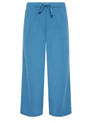 PixieGirl Petite Blue Wide Leg Trousers - Image 5 of 5