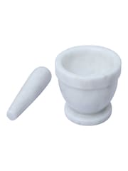 Interiors by Premier White Ziarat Mortar And Pestle - Image 2 of 2