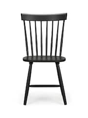 Julian Bowen Set of 4 Black Torino Chairs - Image 2 of 4