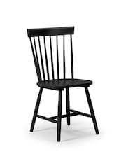 Julian Bowen Set of 4 Black Torino Chairs - Image 3 of 4