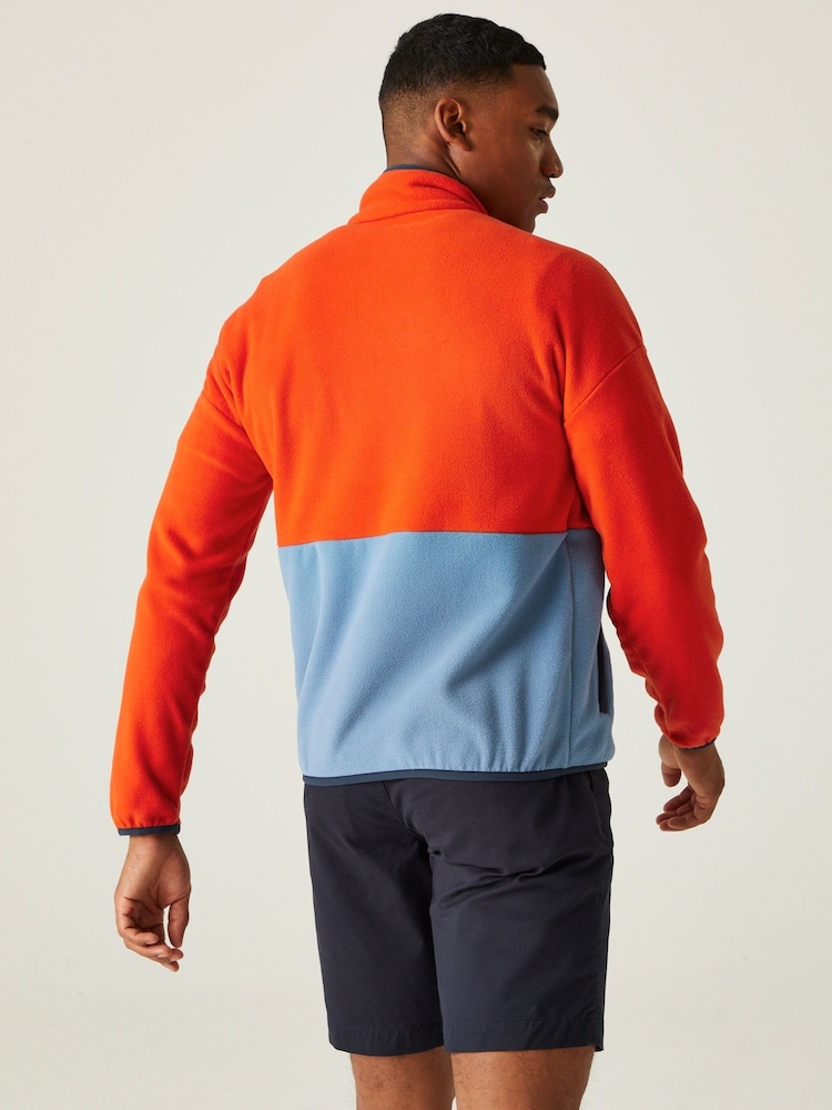Regatta Orange Callide Quarter Zip Fleece - Image 2 of 8