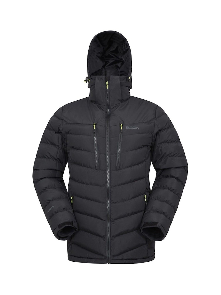 Mountain Warehouse Black Vulcan III Mens Snow Ski Jacket - Image 1 of 3