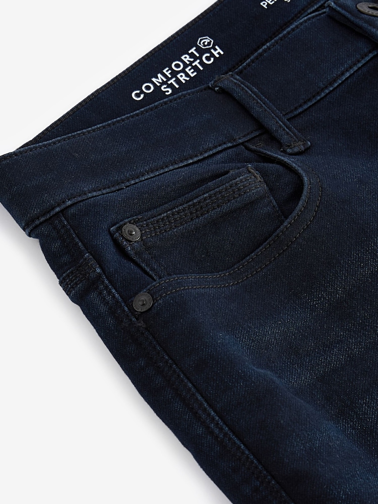 Blue Deep Skinny Fit Comfort Stretch Jeans - Image 5 of 5