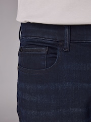 Azul profundo - Ajuste fino - Jeans elásticos confortáveis - Imagem 8 de 13