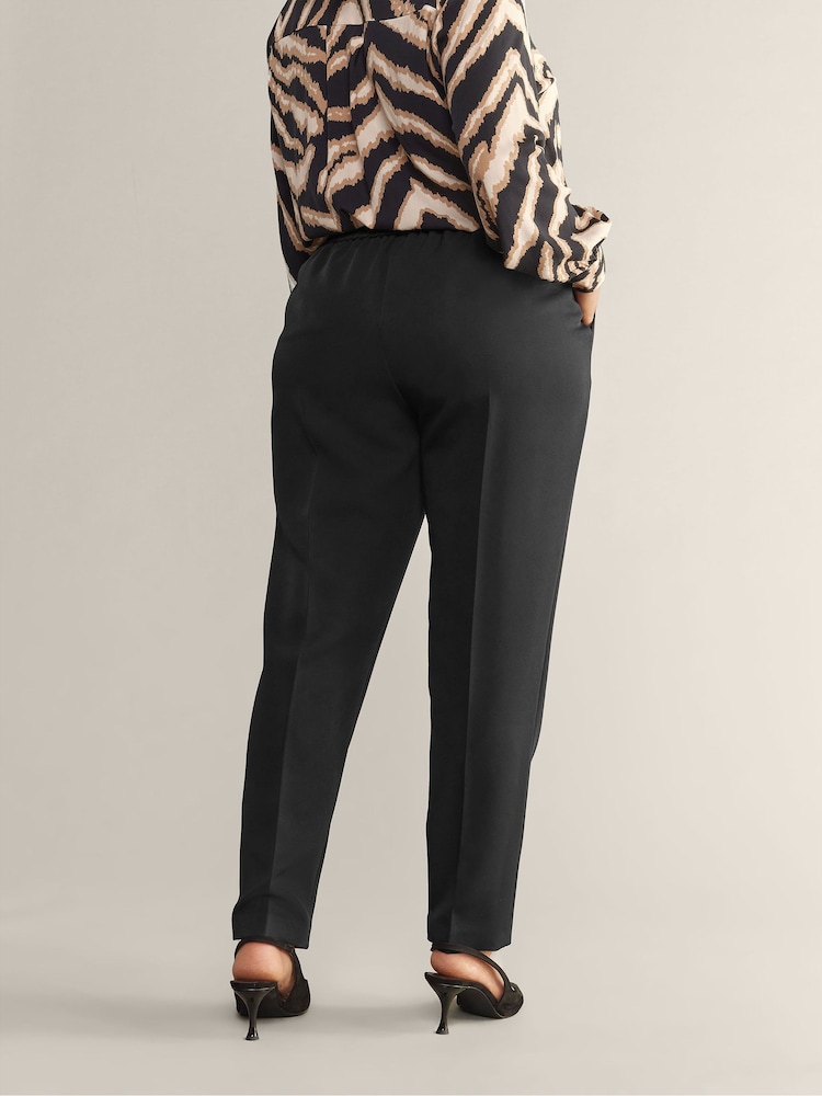 Evans Curve Tapered Black Trousers - Image 3 of 4