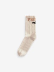 Halloween Slogan Ribbed Sport Ankle Socks 4 Pack With Arch Support - Image 5 of 11