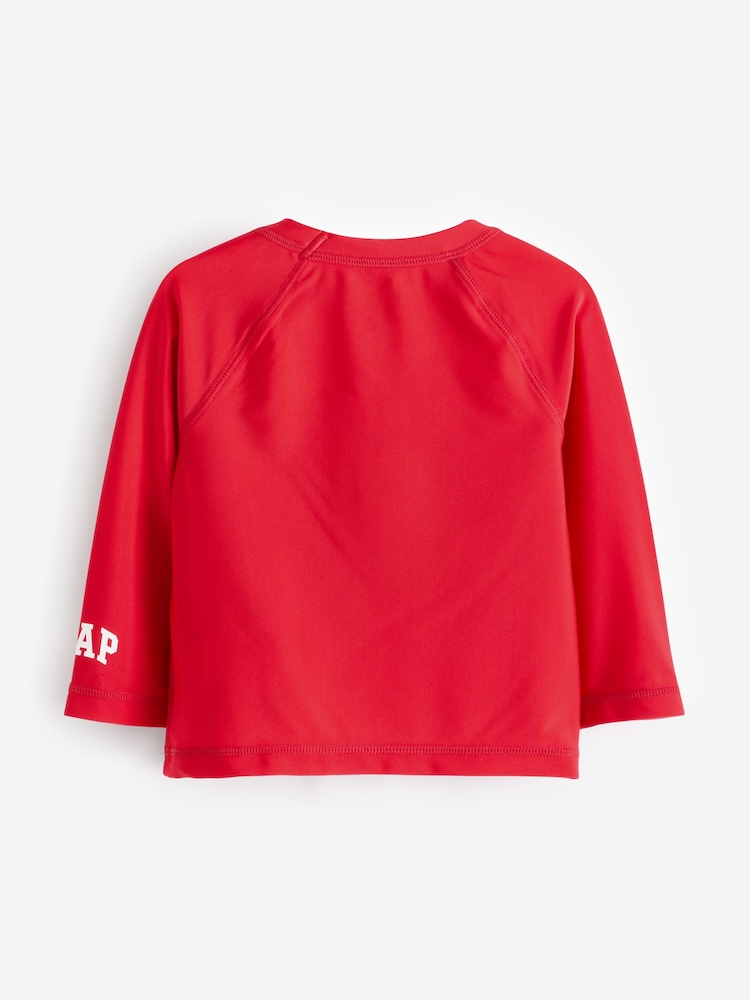 Gap Red Disney Mickey Mouse Baby Swim Rash Vest (12mths-5yrs) - Image 2 of 3 Gap Red Disney Mickey Mouse Baby Swim Rash Vest (12mths-5yrs) - Image 2 of 3