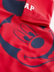 Gap Red Disney Mickey Mouse Baby Swim Rash Vest (12mths-5yrs) - Image 3 of 3